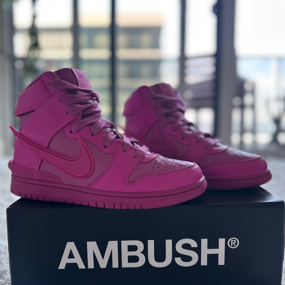 AMBUSH Dunk High SP "Lethal Pink" Sneakers